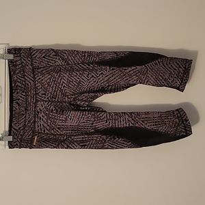 Lole Capri Grey Leggings, Size Small